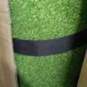 Golf Hitting Mat 5x4ft, 31mm Artificial Turf Practice Mat with 9 Tees, Durable EVA Backing for Indoor | Outdoor Driving, Chipping & Swing Training with Carrying Case