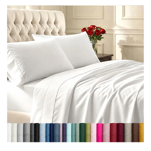 California Design Den Natural 100% Cotton Sheets Queen Size Bed Set - Soft 400 Thread Count Sateen, Queen Sheets, Deep Pockets with All Around Elastic for a Snug Fit, Durable Bedding - White