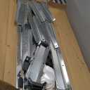 2 Pack 6x3x1FT Galvanized Raised Garden Bed Kit, Outdoor Metal Planter Box for Vegetables, Bottomless Rectangular Gardening Bed with Support Rods, Tool-Free Assembly, Silver