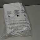 10 ft x 10 ft Wrinkle Free White Backdrop Curtains for Wedding Parties, Polyester Photography Backdrop Drapes for Birthday Parties Stage Backdrop Stand, 2 Panels 5x10FT Background Curtains