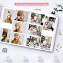 Popotop Photo Album 4x6-600 Photos Photo Books with 600 Horizontal and Vertical Pockets,Linen Cover Albums for Family Wedding Anniversary Baby Vacation Pictures