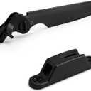 17‘' Kayak Rudder Steering System - Kayak Tail Rudder Direction Controller Replacement Parts with Nylon Blade Steering Control Kit with Nylon Blade and Locking Mechanism