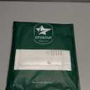 OTOSTAR Set of 1 Ghost Pillow Cover Halloween Throw Pillow Covers for Sofa Couch Bed Living Room Soft Plush Short Wool Velvet Farmhouse Pillowcase for Thanksgiving Pure White 24x24 Inch