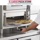 Unicook 22 Inch Extra Large Pizza Stone for Oven and Grill, Rectangular Baking Stone 22" x 14" x 0.6", Thermal Shock Resistant, Ideal for Baking Several Crispy Pizzas Bread