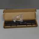 Mailbox Mounting Bracket,Carbon Steel,Suitable for Metal Gates, Railings and Fences,Metal mounting Brackets for General use,Black