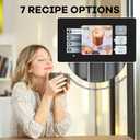 Super Automatic Espresso Machine 20 Bar With Milk Frother, Fully Automatic Bean to Cup Espresso Cappuccino and Latte Iced Coffee Maker Built-In Burr Grinder, Milk Container, Intuitive Touch Display