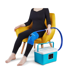 PhysioNatural Cold Therapy Machine - Compact Edition: Compression & Cryotherapy for All Body Parts | Portable Ice Therapy System for Post-Surgery Knee Recovery | Up to 6 Hours of Continuous Cold Relief