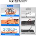 360 Spin Magnetic Stand for iPhone 17 Pro Max Case, Fit for MagSafe, Mil-STD Protective Case for iPhone 17 Pro Max Phone Case with Kickstand Rotatable 6.9 inch, Orange