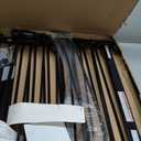 67.3-81.1" Extra Wide Baby Gate for Stairs No Drilling, 30" Tall Auto Close Press Mounted Baby Gate for Doorways, Adjustable Width Walk Through Long Gates for Kids or Pets, Black