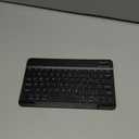 Ultra-Slim Wireless Bluetooth Keyboard, Rechargeable Travel Portable Keyboard Compatible Android, Windows, iOS, Mac OS, for iPhone, for ipad, for Samsung, Tablet, Laptop