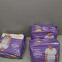 Amazon Basics Postpartum Incontinence Underwear for Women, Maximum Absorbency, Bladder Leak Protection, Soft, Disposable, Odor Control, Comfortable Fit, X-Large, Lavender, 48 Count (3 Packs of 16)