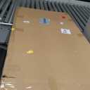 MyArton Thick Textured Abstract Squares Canvas Wall Art Hand Painted Artwork Modern Dark Blue add Silver Oil Painting for Home Decor Framed Ready to Hang 40x20inch