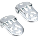 Lixada 1 Pair Bicycle Folding Foot Rest for Kids Bike Rear Seat Safety Footrest Foot Plates Pedals