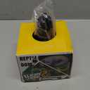 LUCKY HERP Aluminum 5.5inch Shallow Dome Reptile Light Fixture, Reptile Heat Lamp Fixture for UVB Bulb Basking Heat Bulb