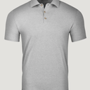 Threads Men's Heather Grey Polo, Size L