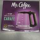 Mr. Coffee 12-Cup Replacement Carafe – Compatible with Mr. Coffee 12 Cup Machines, Glass Pot with Black Handle