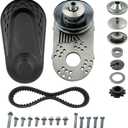 30 Series Torque Converter 3/4" Bore Fit for Predator 212cc Engine CVT Clutch 10T #40/41/420 & 12T #35 Chain Replacement Go Kart Mini Bike Manco Comet TAV2 30-75 Drive Belt Pulley Parts Kit. (3/4" Bore CVT Clutch kit)