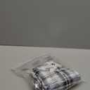 CHICZONE Crew Neck Oversized Sweatshirt Zipper Slit Long Sleeve Pullover for Women 2025 Trendy Fall Clothes (Small, C Plaid Black White)