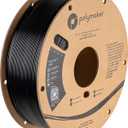 Polymaker ABS Filament 1.75mm Black 3D Printer Filament 1.75mm Heat Resistant 1kg - PolyLite ABS 3D Printing Filament 1.75mm, Strong & Durable, Dimensional Accuracy +/- 0.03mm