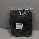 Large Cleaning Caddy Tote with Removable Divider, Heavy-Duty Wearable Apron Organizer with Pockets for Housekeeping, Cleaning Supplies, Tools (Black)