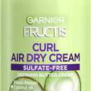 Garnier Hair Care Fructis Curl Nourish Shampoo, Conditioner, and Butter Cream Leave In Conditioner, For 24 Hour Frizz Control, Intense Moisture for Smoother, Frizz-Resistant Curls Cradle to Cradle Certified