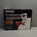 RIDGID 72553 Model RP 115 Mini Press Tool and Battery Kit with 1/2" to 3/4" ProPress Press Tool Jaws, 2V Li/Ion Battery, 12V Charger, and Carrying Case , Red