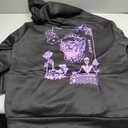 COZYEASE Men's Y2K Graphic Hoodie Drawstring Vintage Sweatshirt Long Sleeve Letter Streetwear with Pocket