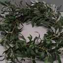 Olive Wreath 16'' Green Traditional Plastic