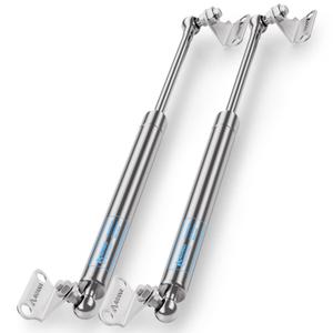 ARANA Stainless Gas Struts 15 inch 45lbs, Marine Gas Struts 15 inch 200N with Brackets, Hydraulic Lift Support Hinges for Boat Hatches RV Bed Trap Door Storage Box Lid(Fit 36-50lb Lid), 2 Pcs