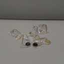 Christmas Mantle Stocking Holders Set of 6 - Upgrade Non-Slip Fireplace Hangers, Lightweight Metal Hooks for Christmas Party Decoration (Gold)