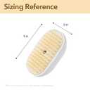 2 x 3-in-1 Soft Steam Grooming Brush for Dogs & Cats: Hair Remover, Cleaning & Massaging, Water Brush for Shedding, Suitable for Indoor Haired Cats, Dogs & Rabbits (Purple)