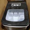 Frigidaire Compact Countertop Ice Maker, Makes 26 Lbs. of Bullet Shaped Ice Cubes Per Day, Silver Stainless
