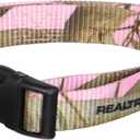 Camouflage Kwik Klip Dog Collar, Medium, Pink