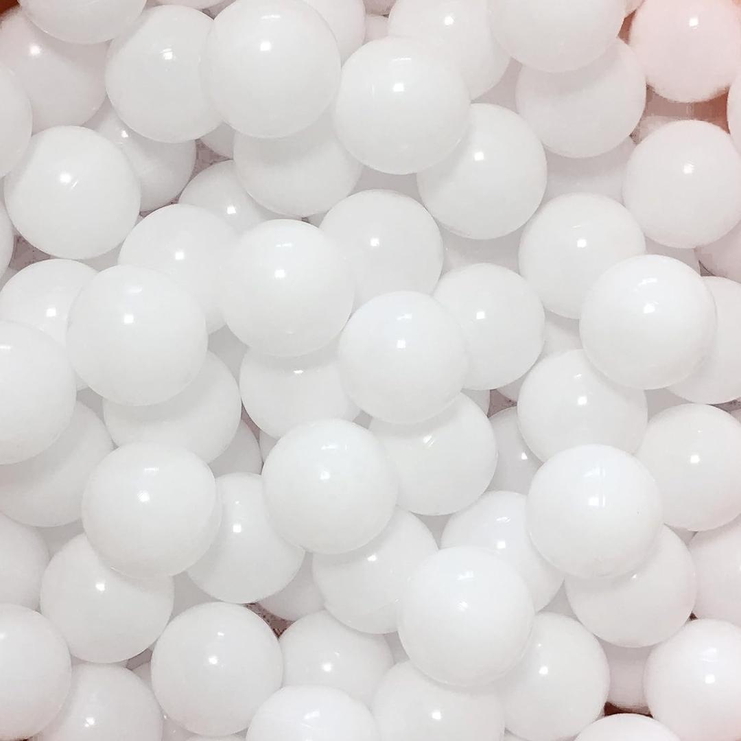 MoonxHome Ball Pit Balls for Toddlers, BPA Free Crush Proof Plastic Toy Balls for Ball Pit, Children's Pool Water Toys, Macaron Ocean Balls for Play Tent 2.15 Inch Pack of 100