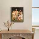 16x20 Picture Frame, Rustic Brown 16 x 20 Poster Frame for Horizontal or Vertical Wall Mounting, 1 Pack