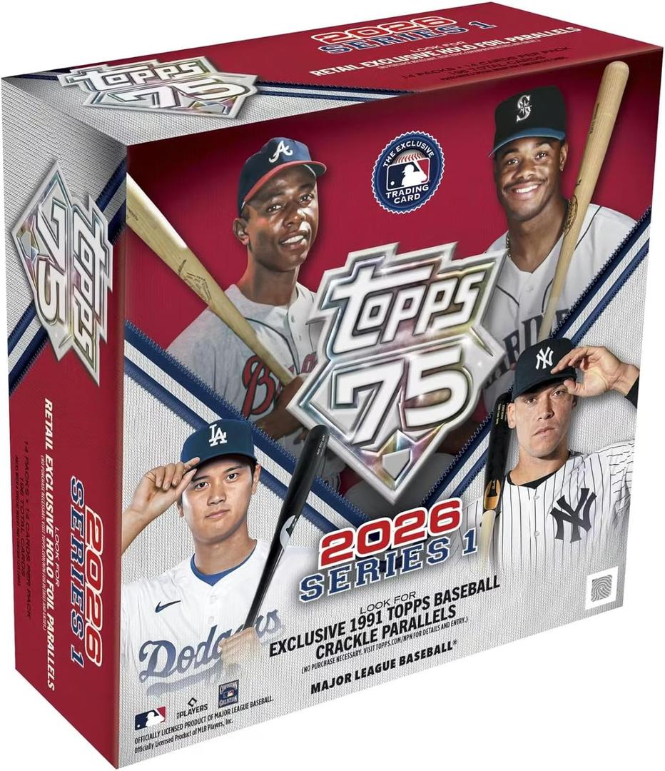 MLB 2026 TOPPS Series 1 Baseball MEGA Box