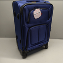 SwissGear Sion Softside Expandable Luggage  Carry-On Suitcase with 360 Degree Wheels & Retractable Handle  21 Inch, Perfect for 1-3 Night Trips  Blue
