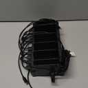 Charging Station for Multiple Devices, 6 Port Charger Stations with Flame-Retardant Material & 6 Cables for Apple, Android, iPad, Office Desk Charging Dock Organizer (Black)