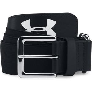 Under Armour Men's Baseball Belt (Black/ Black/ Black)
