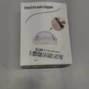 Automatic Electric Nail Clipper with LED Light & 2 Speeds with Nail Scraps Storage, USB Rechargeable Safety Fingernail Trimmer for Baby, Children, Kids, Adult, Seniors and Caregivers, White