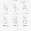 Ling's moment Wedding Chair Sashes Cover Aisle Decorations Draping Fabric Wrinkle-Free with Tie 16 Pcs Dusty Rose & Mauve for Party Ceremony Reception Floral Arrangement Banquet Outdoor Decor