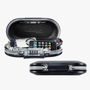 MASTER LOCK Mini Portable Safe [With Cable] [Combination] [Black] 5900EURD - Keep your belongings safe when you are on the go