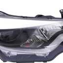 LED, Halogen Headlight Assembly Left+Right Side for 2014 2015 2016 Toyota Corolla, Driver & Passenger Side Head Lights Direct Replacement Headlamps Assy Set Assembly (Right Passenger Side)