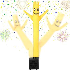 Poen Easter Gifts for Kids Mini Wacky Waving Inflatable Tube Guy with Blower Gag Toy Gift Inflatable Tube Man Birthday Desktop Decor Dancing Blow up Man for Office Party Decor (Lively)