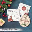 Friend Ornaments 2025, Thoughtful Gifts for Women Friends, Soul Sisters, BFF, Work Besties, Wooden Ornaments for Christmas Decorations, Friendship Gifts for Christmas, Birthday Decor