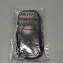 ROVOZAR Baseball Pencil Case, American Flag Baseball Pencil Box for Kids Pen Bag, Large Capacity Sport Pen Pouch with Zipper Compartments for School Office