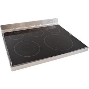 Samsung DG94-01301B Range Main Top, Glass + Stainless Steel, Genuine Original Equipment Manufacturer (OEM) Part