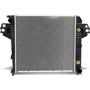 DNA Motoring OEM-RA-2481 OE Style Full Aluminum Core Direct Fit Radiator Compatible with 02-06 Liberty 3.7L, 20" W X 20" H X 1" D, 1-1/2" Inlet, 1-13/16" Outlet