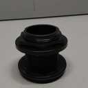 LIFEGARD Aquatics Standard Threaded Bulkhead Kit for Fish Aquariums  High-Impact Resistant PVC  Includes Bulkhead Fitting, Gasket, Lock Nut  Jet Black  2 Inch