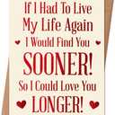 HEJOYN Valentines Day Gifts for Women Men, Valentine's Day Card for Him Her Husband Boyfriend Wife Girlfriend, Mens Valentines Day Gifts, 3 Pack